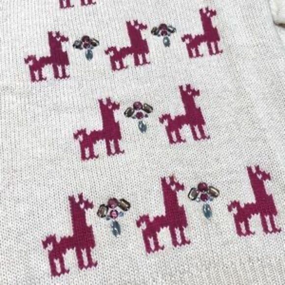 ✨ J Crew Jeweled Llama Wool Sweater - Picture 4 of 6
